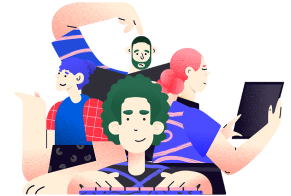 Personality types illustration